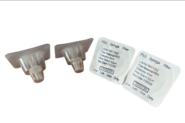 10 (pc) - 0.22UM Dia 4mm Sterile PES Syringe Filter for Laboratory Research